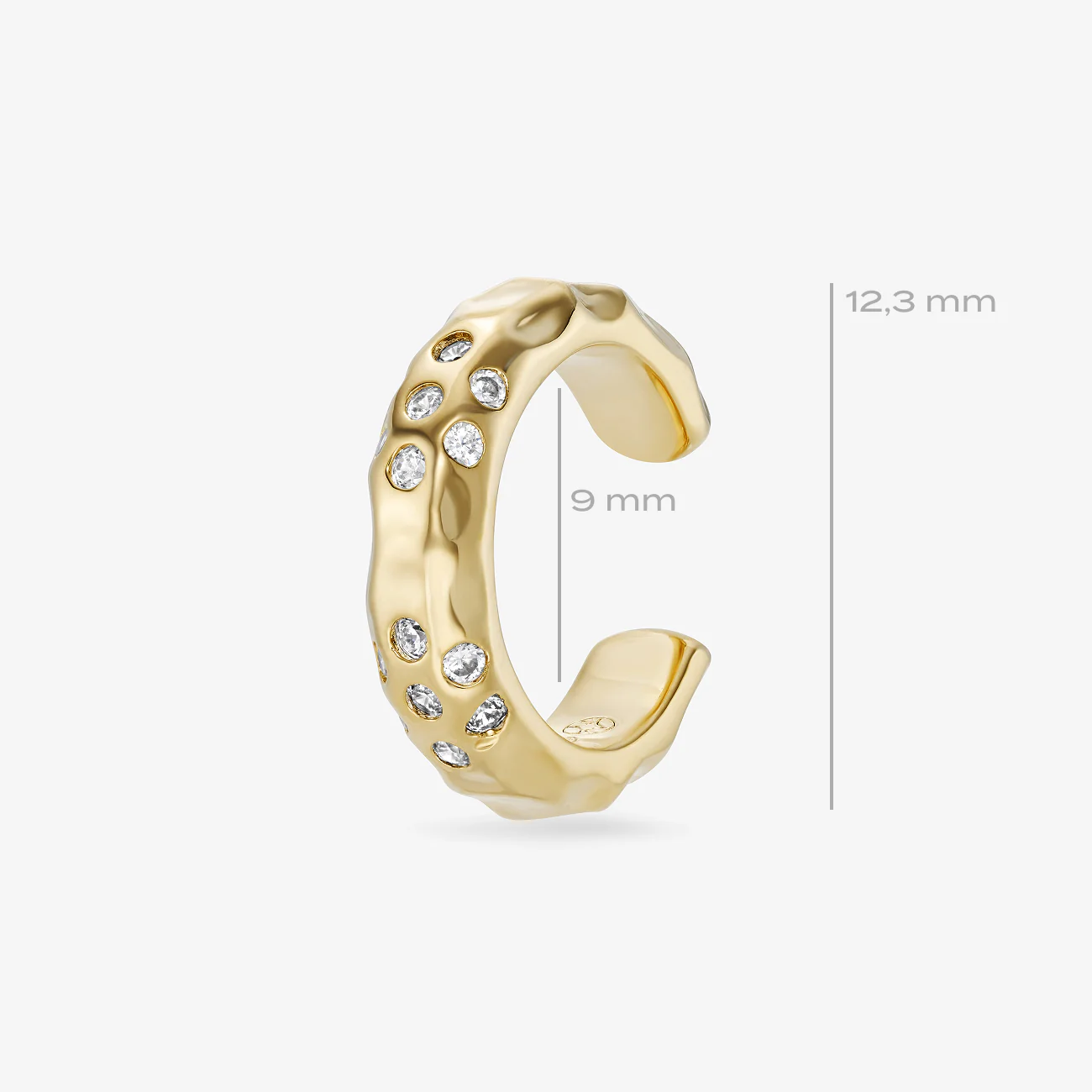 Earcuff Panthère Blanche - Image 4