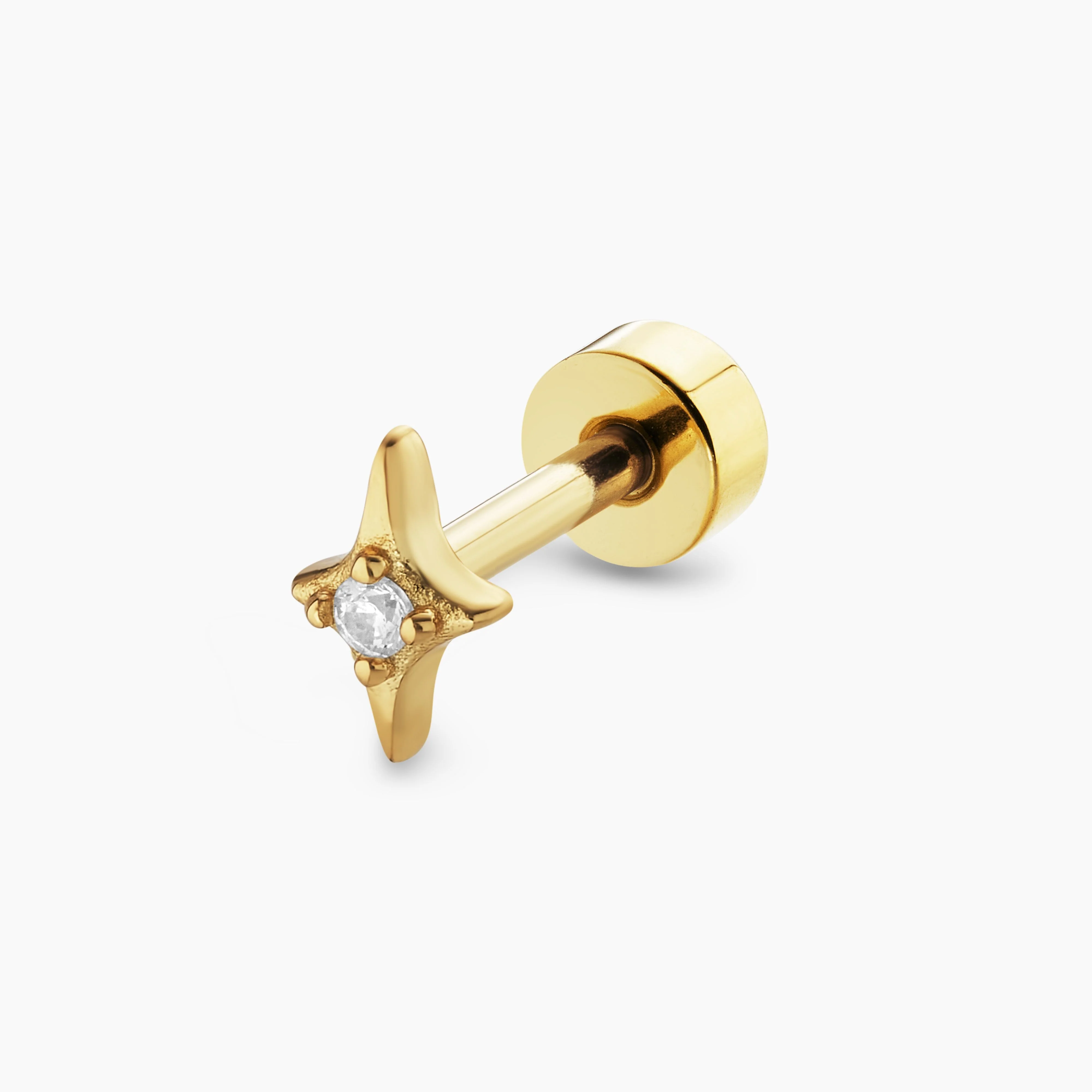 Piercing Belle Étoile Blanche